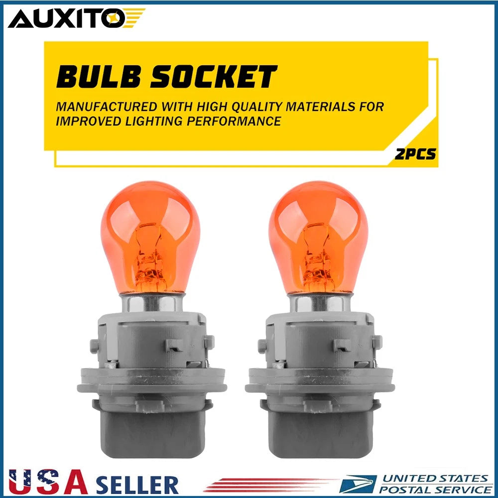 2X Turn Signal Lamp Bulb & Holder Socket for Hyundai Elantra GT Veloster (2013–2017)