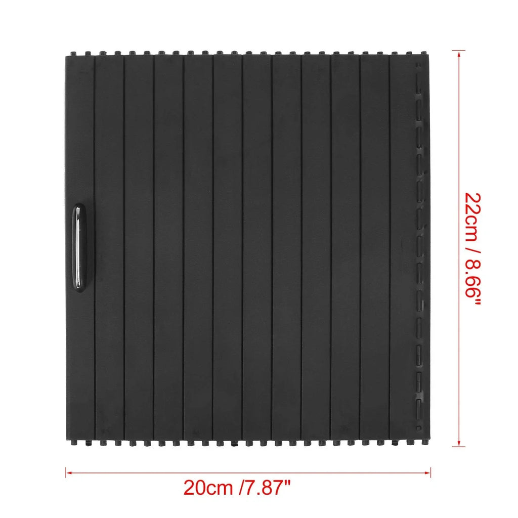 Black Car Center Console Roller Blind Cover for Mercedes-Benz ML W166 (2012-2015)