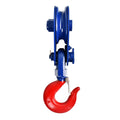8 Ton Snatch Block with Hook for Roll Back Wrecker Flatbed Tow (6")