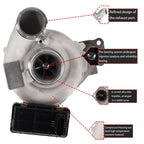 Turbocharger with Actuator for Dodge Mercedes-Benz Sprinter 2500 3500 (2010–2018)