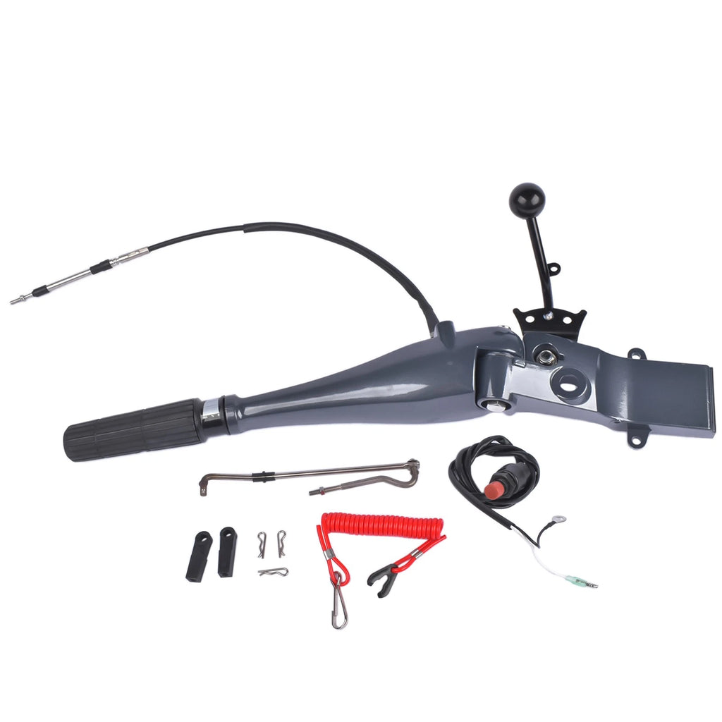Steering Tiller Handle Assembly with Kill Switch for Yamaha 48HP 55HP (YYYY–YYYY)