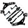 Set of 8 Front Lower Control Arm Outer Tie Rod Ends for Ford Edge Lincoln MKX (2007–2014)