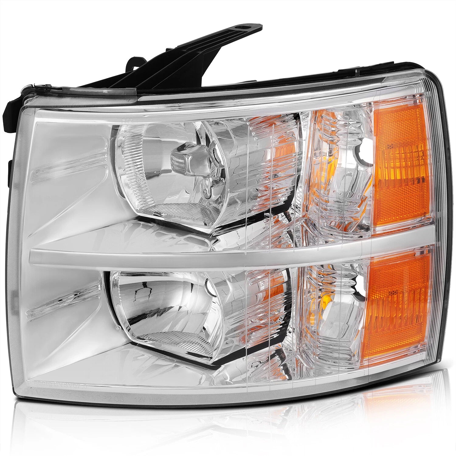 Headlight Assembly Set for Chevy Silverado 2500 3500 HD (2007-2014)