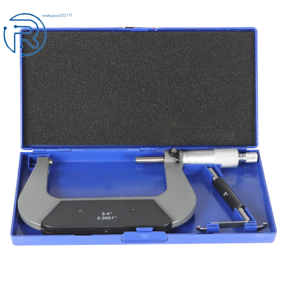 Outside Micrometer 3-4" for Precision Measurement