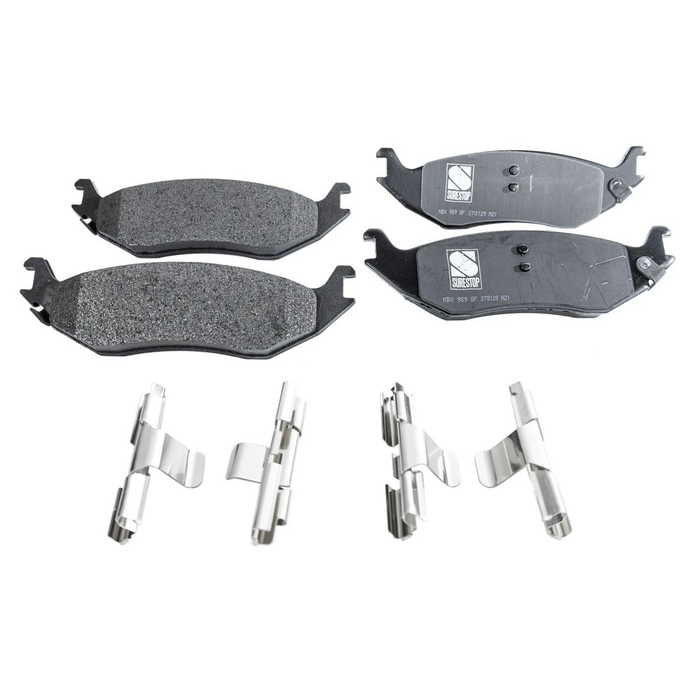 Set of 4 Brake Pads for Dodge Ram 1500 (2002)