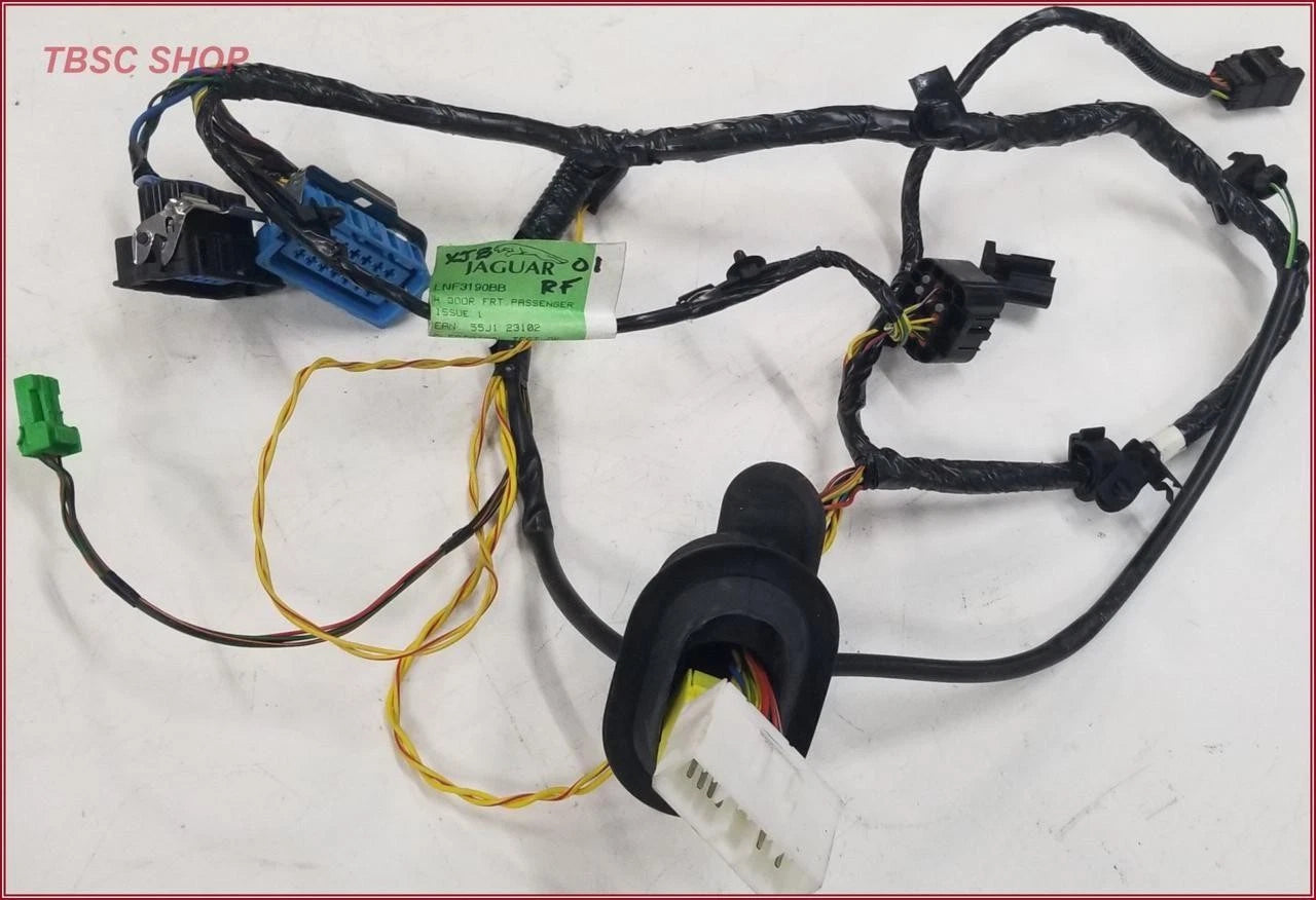 Front RH Passenger Door Wire Harness for Jaguar XJ8 XJR VDP (1998–2003)
