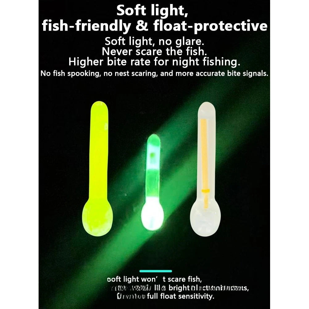 10pcs Waterproof Glow Head Fishing Accessories for Night Fishing