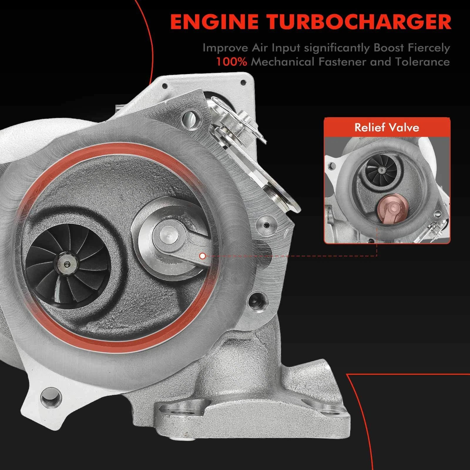 Turbocharger for Honda Civic (2017–2021) 2.0L FWD 6-Speed Manual
