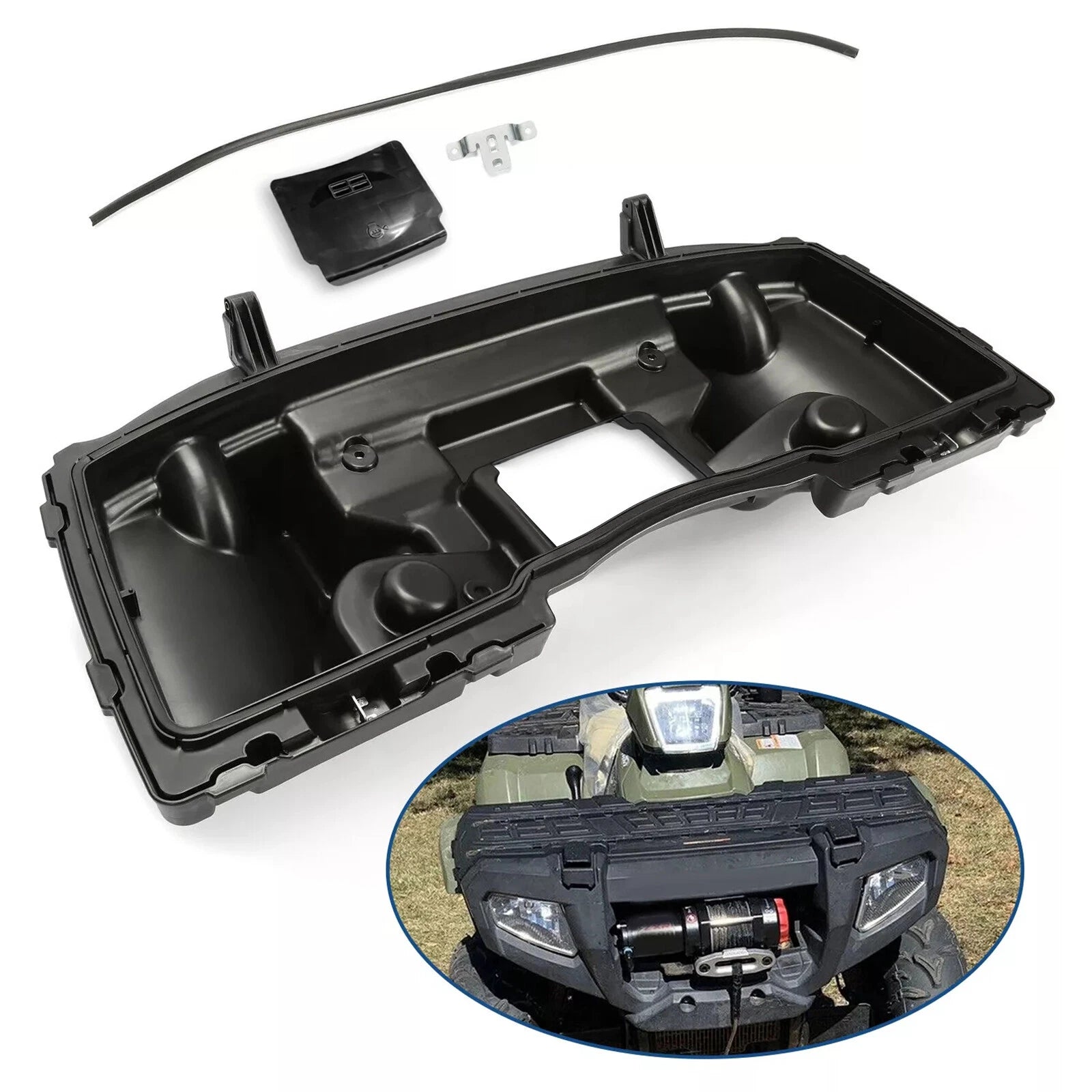 Front Lower Cargo Rack Storage Box for Polaris Sportsman 500 HO (2005–2010) #2203484