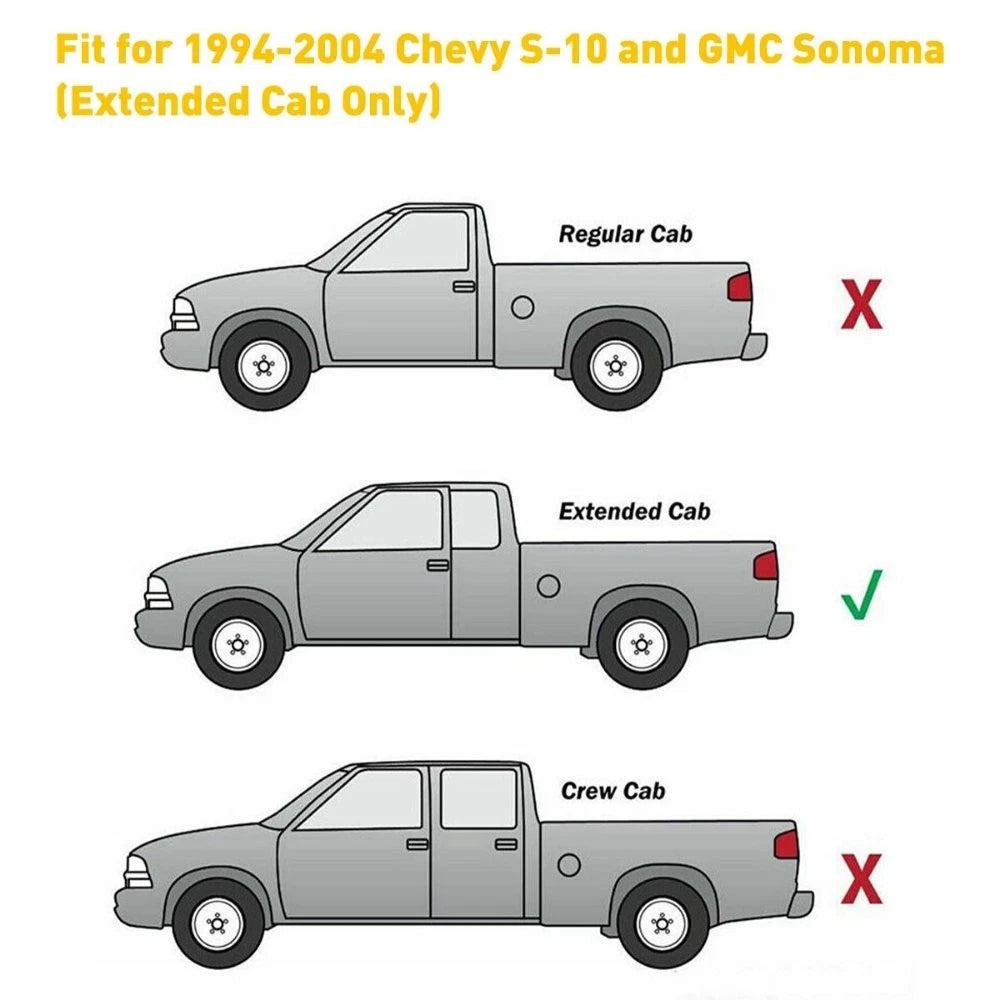 Third Brake Light Cover for Chevy S-10 GMC Sonoma (1994–2004) Smoke