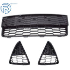 Front Lower Grille for Ford Focus S/SE (2012-2014) Honeycomb Black
