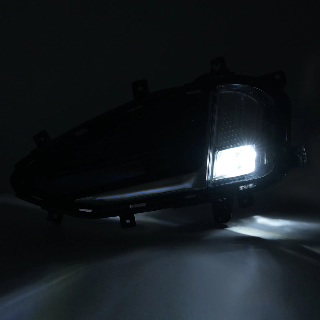 LED Fog Light Bezel Covers for Ford Edge (2019–2024)