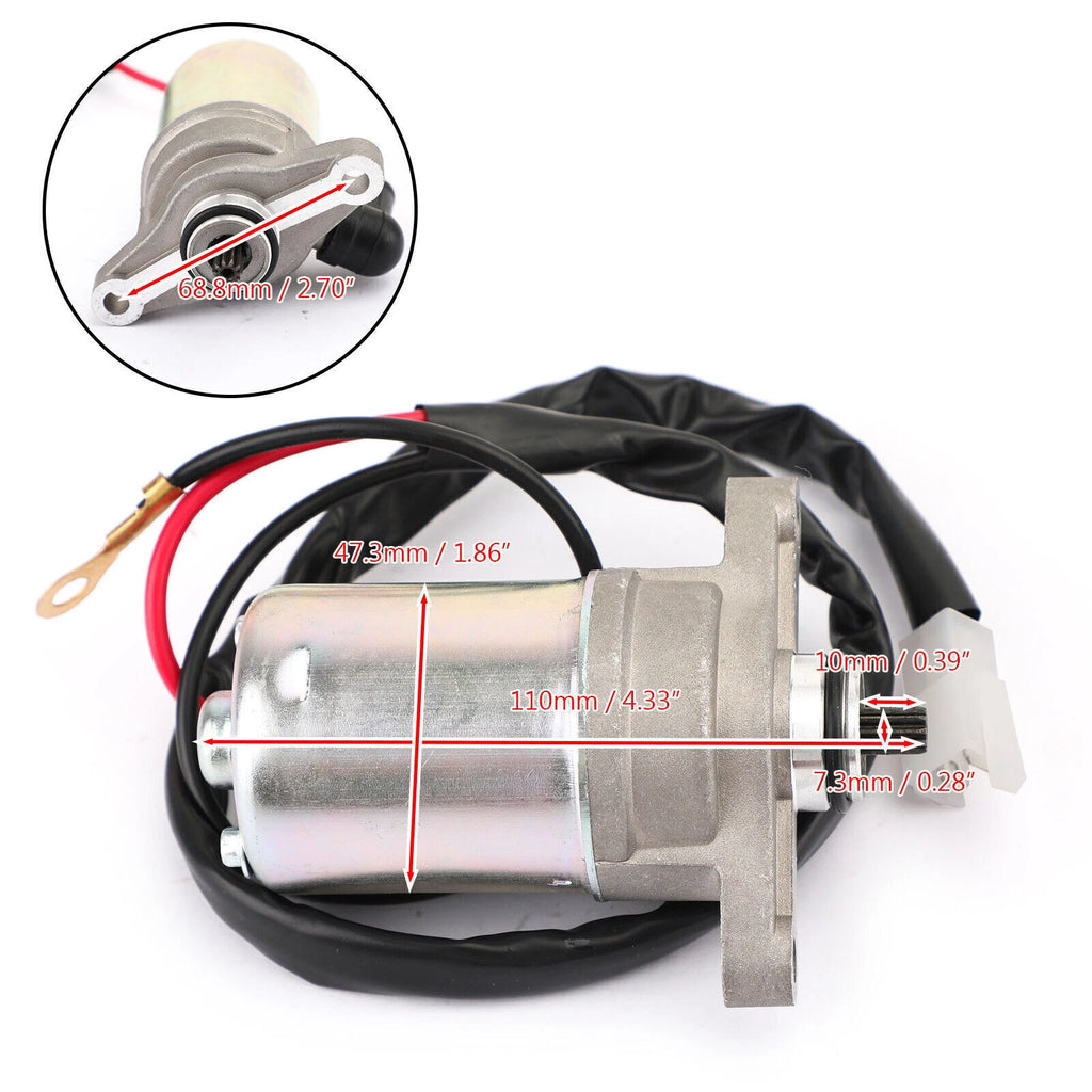 Starter Motor for Kawasaki KFX50 ATV (2007–2020) #.21163-Y001