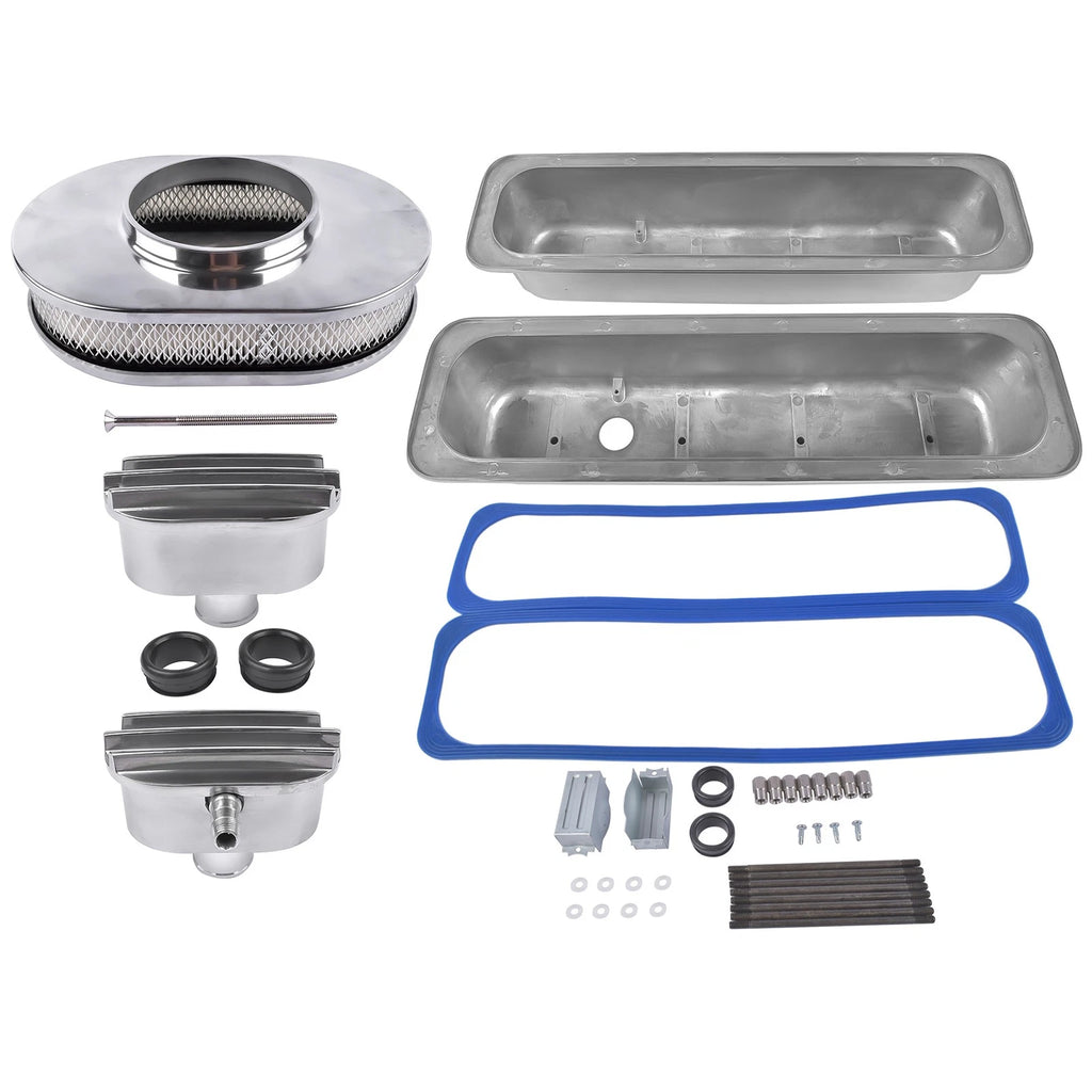 12" Air Cleaner Dress Up Kit for Chevy Small Block 327 350 (1969–1986)