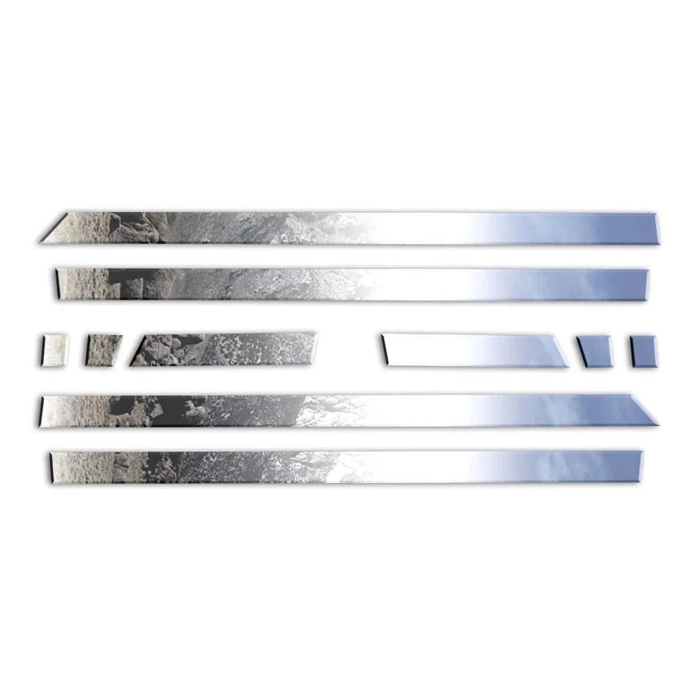 Diamond Grade 10pc 2" Side Molding for 16-23 Toyota Tacoma Crew Cab 5' Bed - BB
