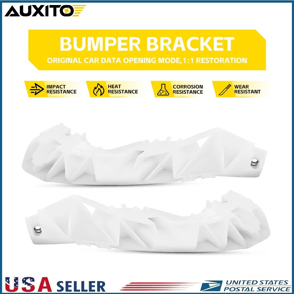 Set of 2 Bumper Cover Stiffener Brackets for Infiniti G25 G37 Sedan (H)
