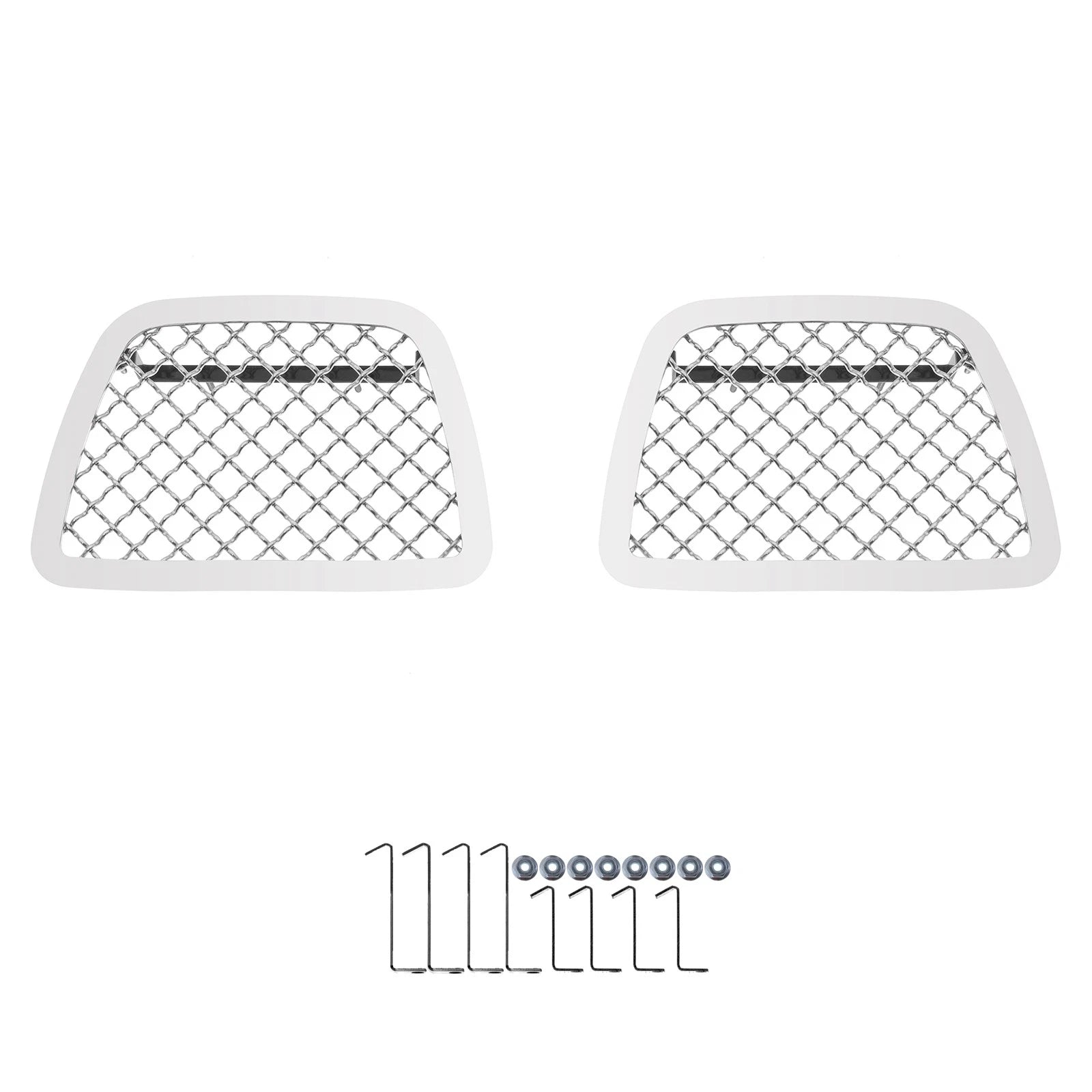 Tow Hook Grille Insert for Chevy Tahoe/Suburban (2007-2014) Chrome Mesh