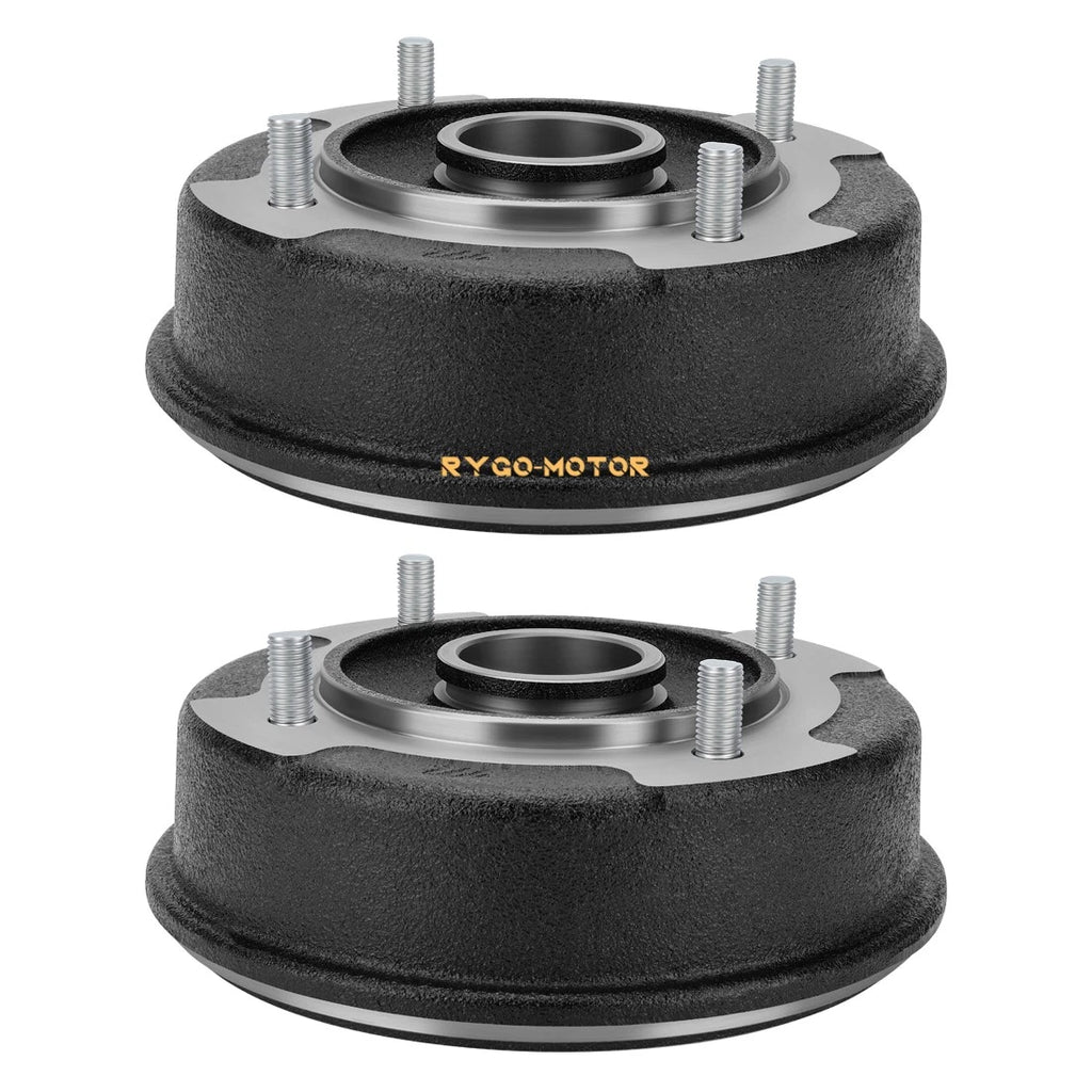 2X Front Brake Drum W/Bolts for Kawasaki Mule 500 550 (1993–2006) 41038-1238
