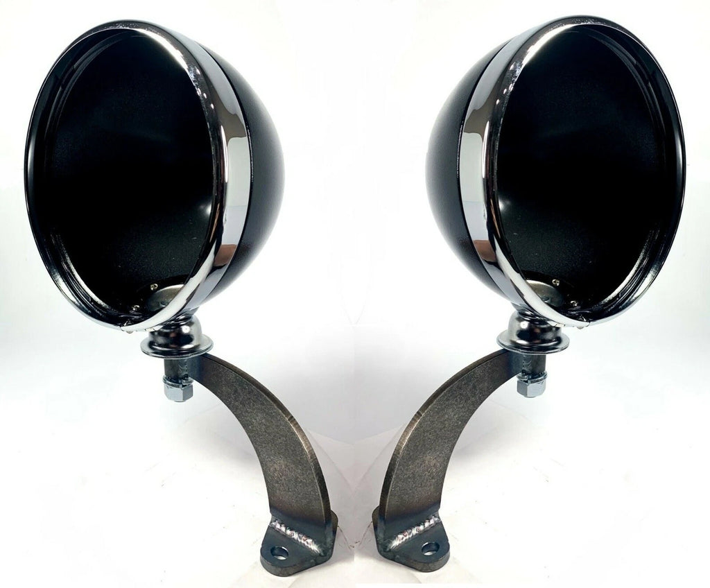 Headlight Stand Set with Custom Steel Frame for Dietz Buckets (1964–1970)