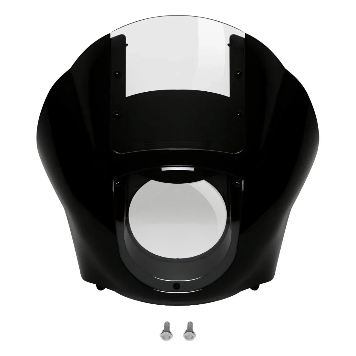 Black & Clear Quarter Fairing Windshield Kit for Harley Sportster Dyna