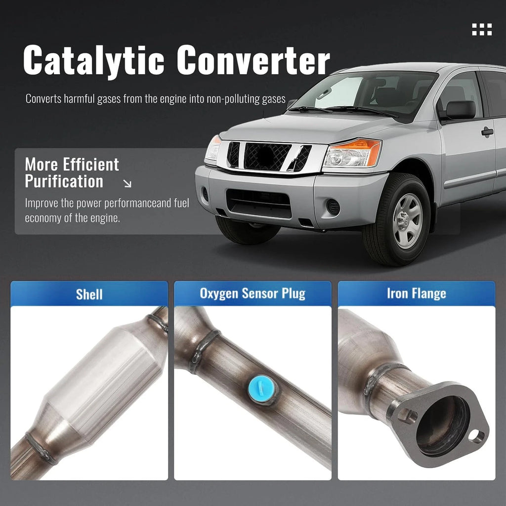 Set of 4 Manifold Catalytic Converters for Nissan Armada 5.6L (2004–2015)