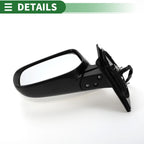 Left Side Door Mirror for Toyota Yaris Hatchback (2012–2019) Manual Folding White