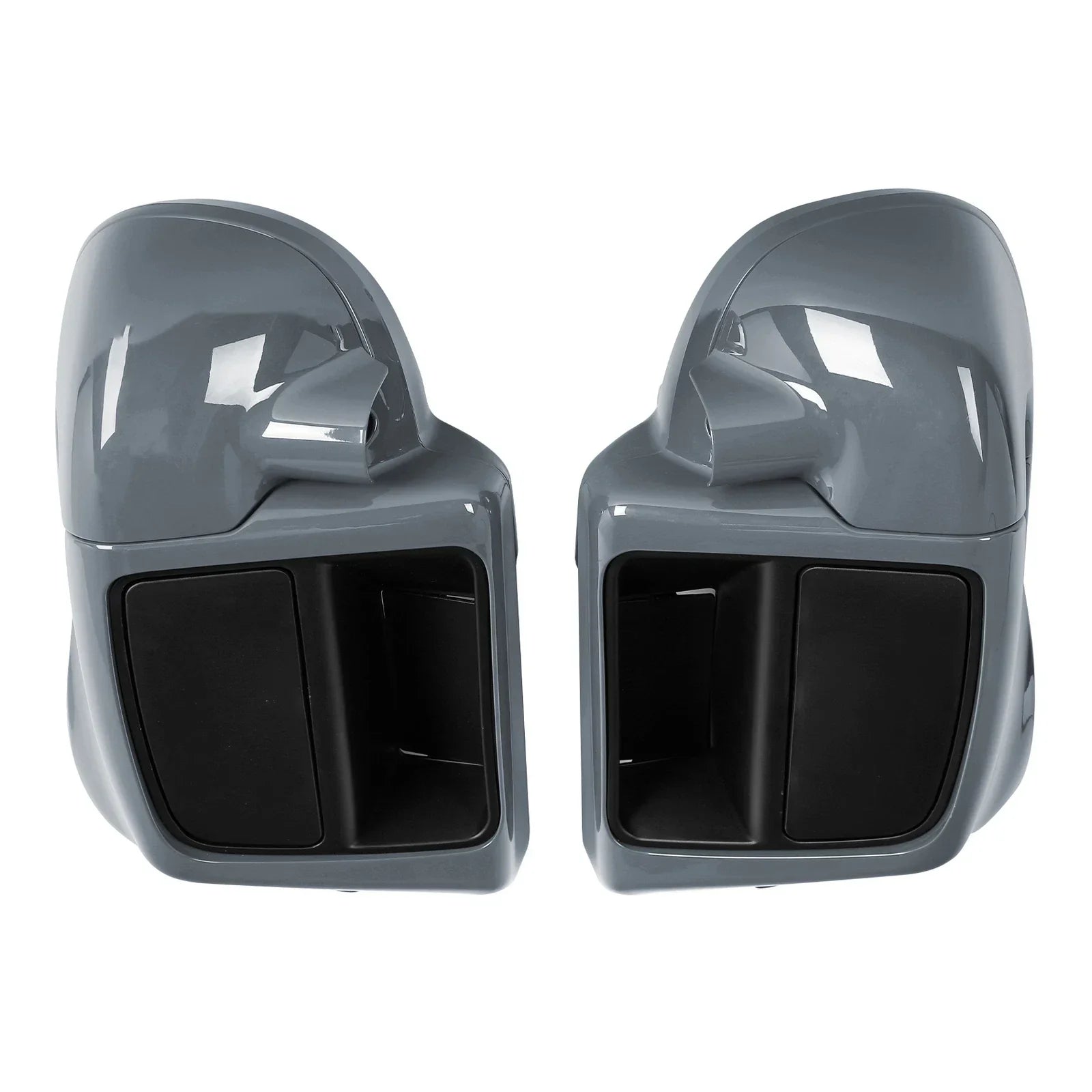 Vented Fairings & Crash Bar for Harley Touring 2014-2024 Gunship Gray
