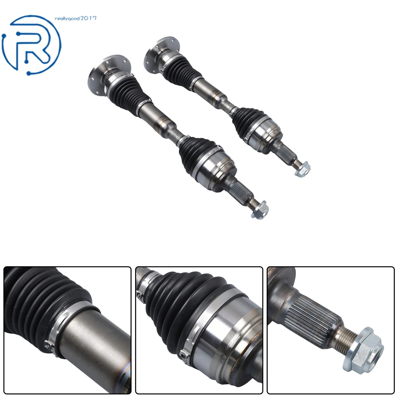 Front Left & Right CV Axles for Chevy Silverado 1500 GMC Yukon Sierra 1500 (2007-2014)