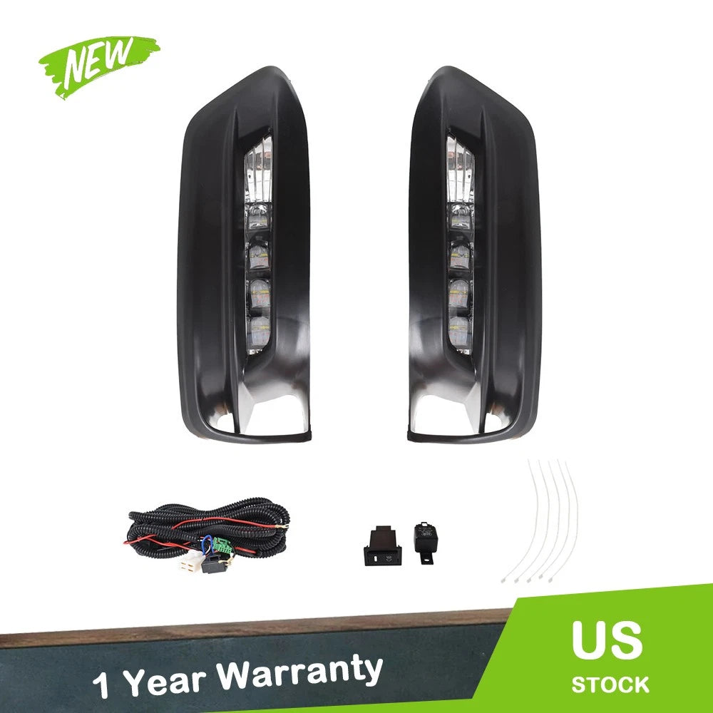 Fog Lights with Bezel and Wiring Kit for Honda Accord Sedan (2018–2019)