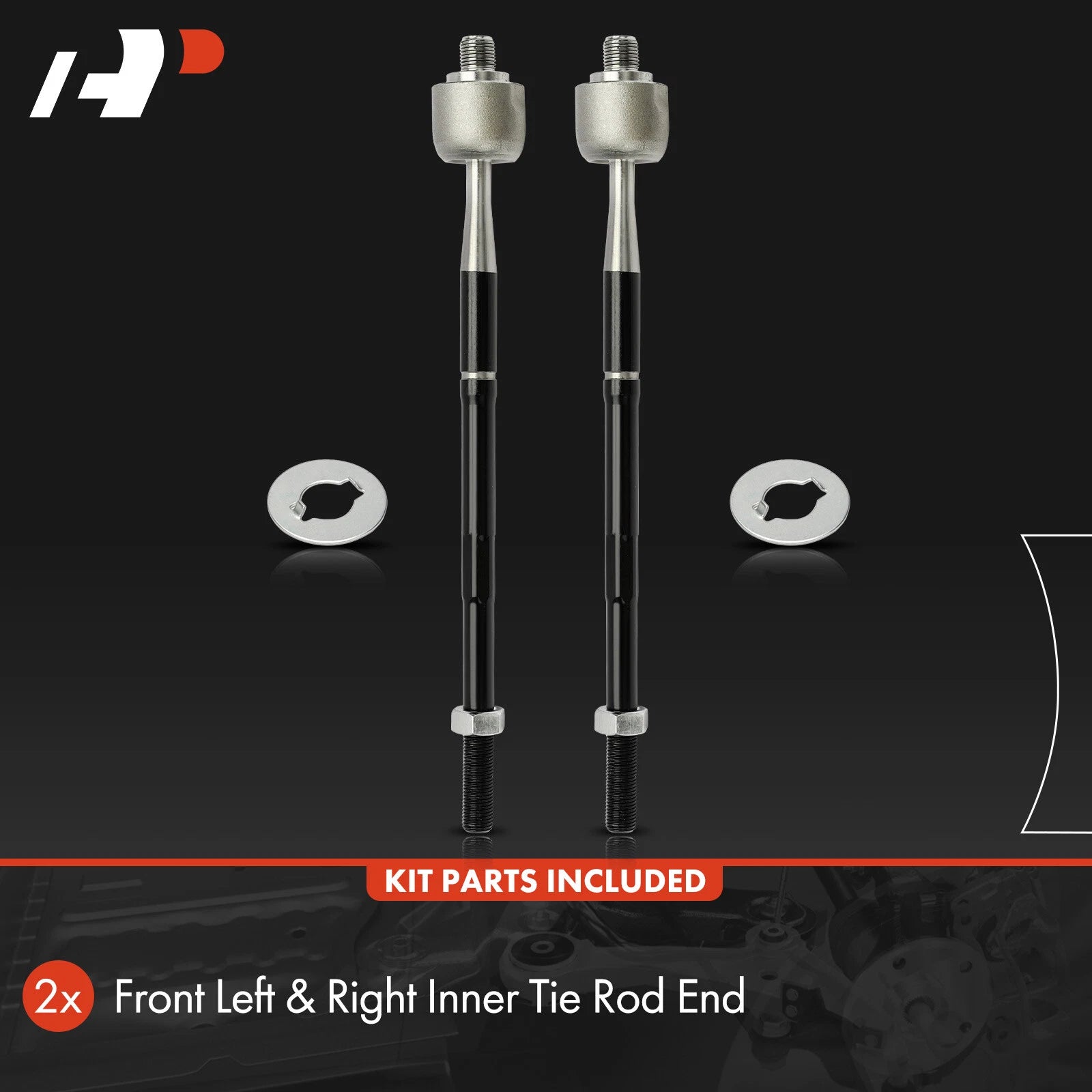 2X Front Inner Tie Rod End for Chevrolet Colorado GMC Canyon (2015–2022)