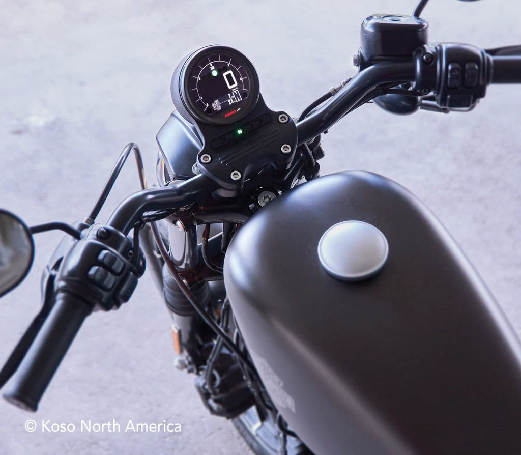 KOSO DL-04HD Digital Gauge for Harley-Davidson (2011–2017)