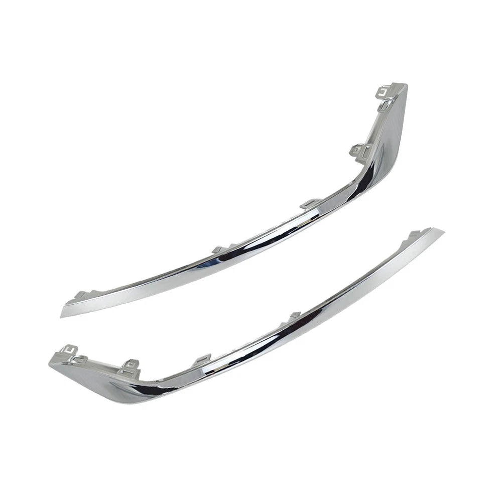 Set of 2 Chrome Front Bumper Fog Light Lamp Trim for Ford Fusion (2019–2020)