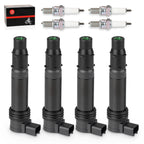 Ignition Coils & Iridium Spark Plugs for Kawasaki Ninja ZX600 (2000-2006)