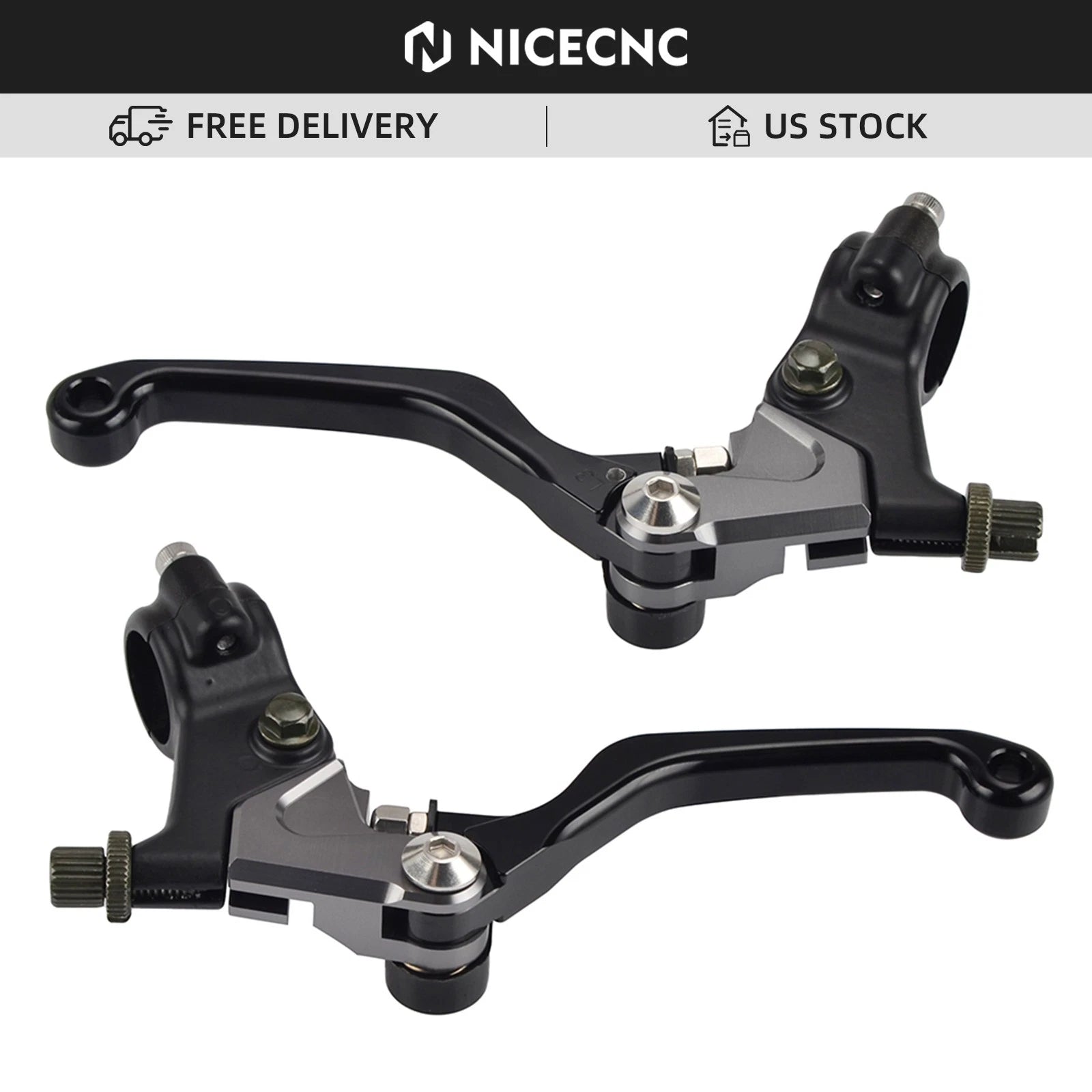 Clutch Brake Lever Set (7/8'') for Dirt Bikes (Drum Brakes)