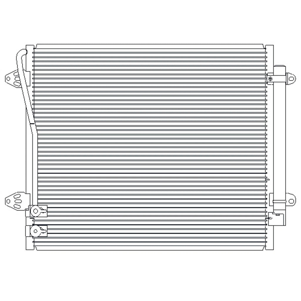 Replacement A/C Condenser For 2016-2019 Volkswagen Passat (2012+)