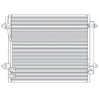 Replacement A/C Condenser For 2016-2019 Volkswagen Passat (2012+)