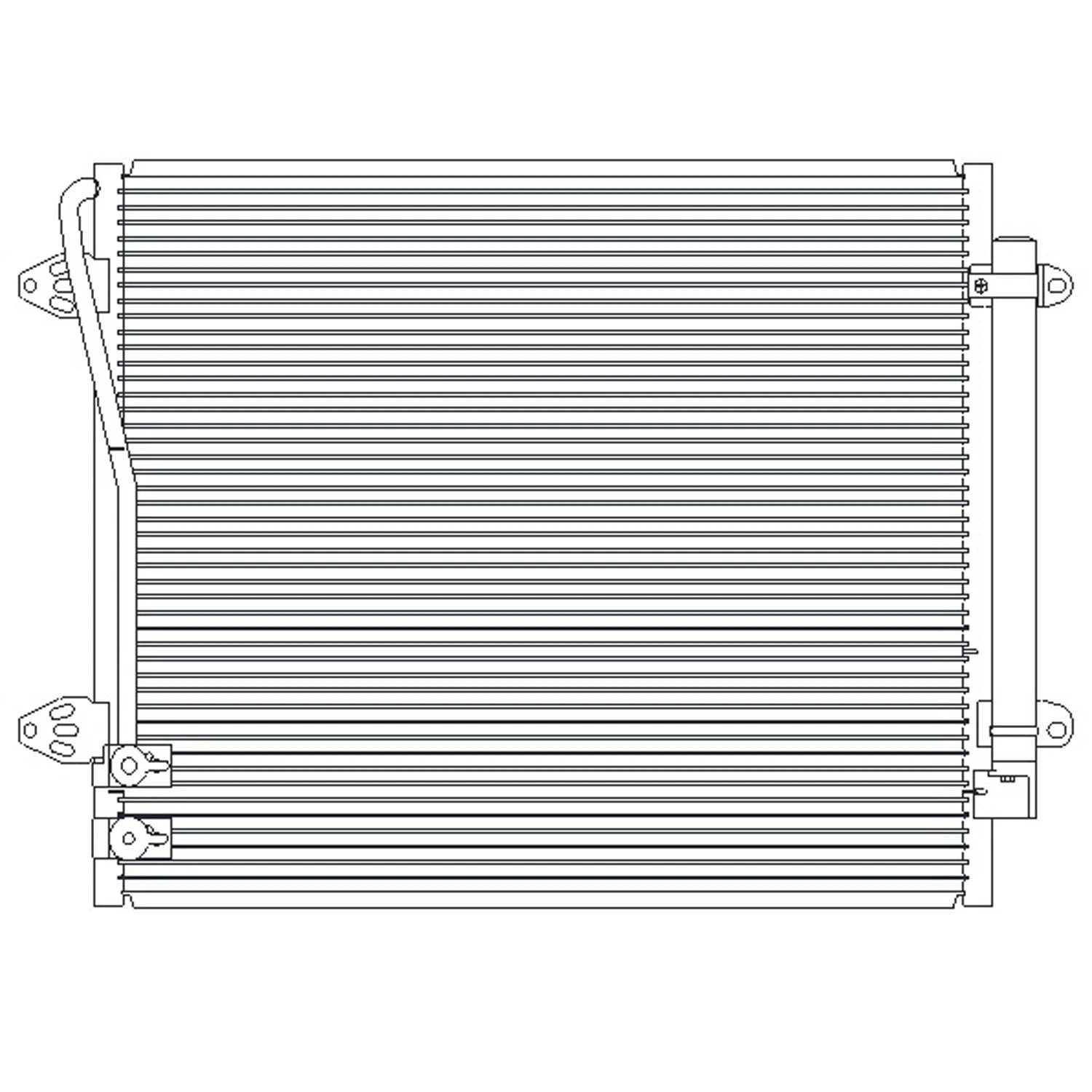 Replacement A/C Condenser For 2016-2019 Volkswagen Passat (2012+)