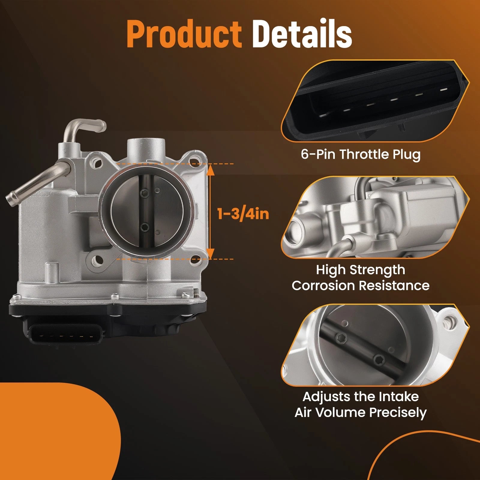 Fuel Injection Throttle Body for Toyota Yaris 1.5L (2006–2015) 2203021030
