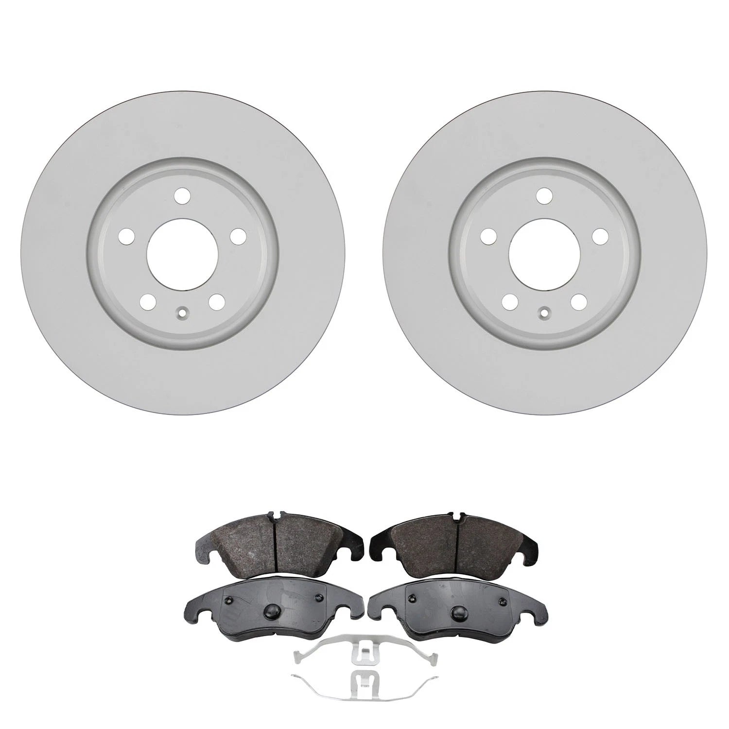 Set of 4 Bosch QuietCast Rotors & TRW Pro Brake Pads for Audi A4 A5 Q5 (2009–2019)