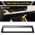 USB Charger Interface Panel Cover for Chevy Colorado (2023–2024) Carbon Fiber