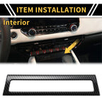 USB Charger Interface Panel Cover for Chevy Colorado (2023–2024) Carbon Fiber