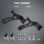 2x Front Lower Control Arms with Ball Joints for Toyota RAV4 (2006-2018)