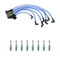 Set of 6 NGK Laser Platinum Spark Plugs & Wire Set for Ranger Sable Taurus (3.0 V6)