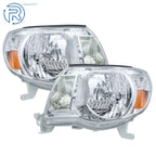 Pair of Halogen Headlights Assembly for Toyota Tacoma (2005-2011)