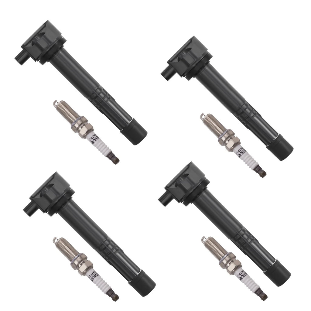 Set of 4 Ignition Spark Plugs for Acura ILX TLX Honda CR-V Accord L4 2.4L