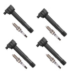 Set of 4 Ignition Spark Plugs for Acura ILX TLX Honda CR-V Accord L4 2.4L