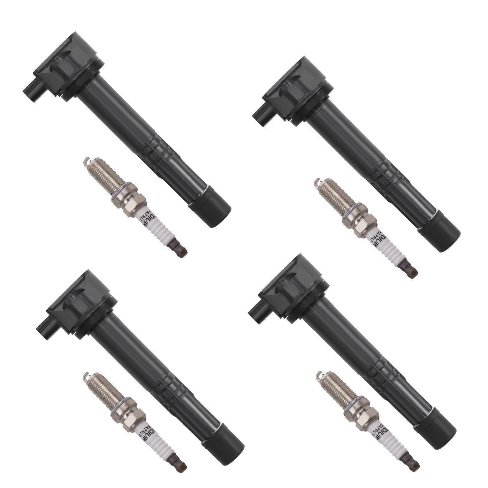 Set of 4 Ignition Spark Plugs for Acura ILX TLX Honda CR-V Accord L4 2.4L