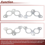 2X Exhaust Manifold Header Gasket for Toyota Celica (1985–1989) No.1717388361