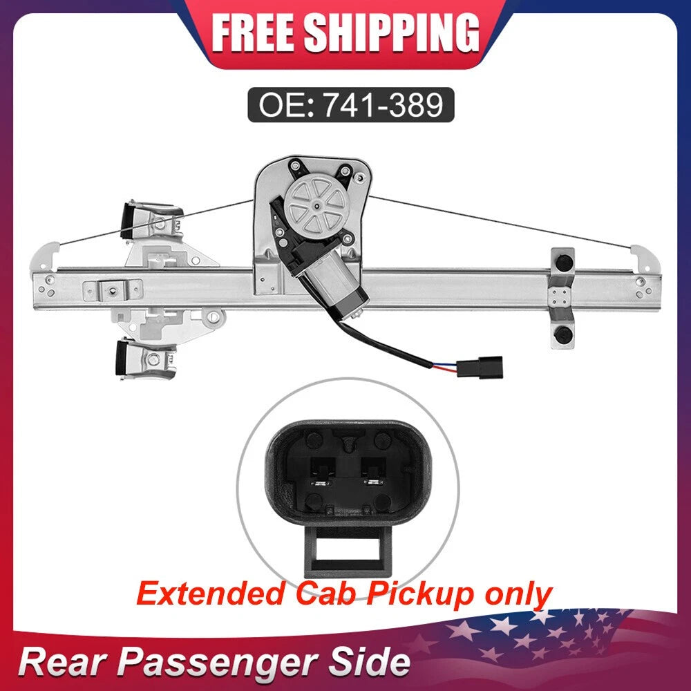 Power Window Regulator with Motor for Silverado Sierra 1500 (2007–2013)