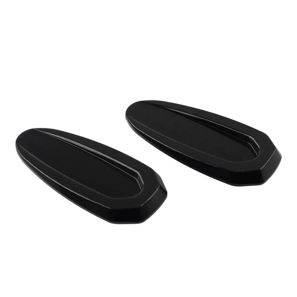 Rearview Mirror Block Off Base Plates Cover Black for BMW S1000RR (2020-2023)